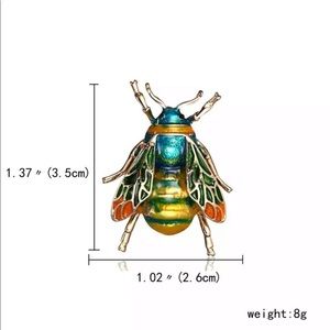 Jewelry - π BEE BROOCH Jewelry - π BEE BROOCH